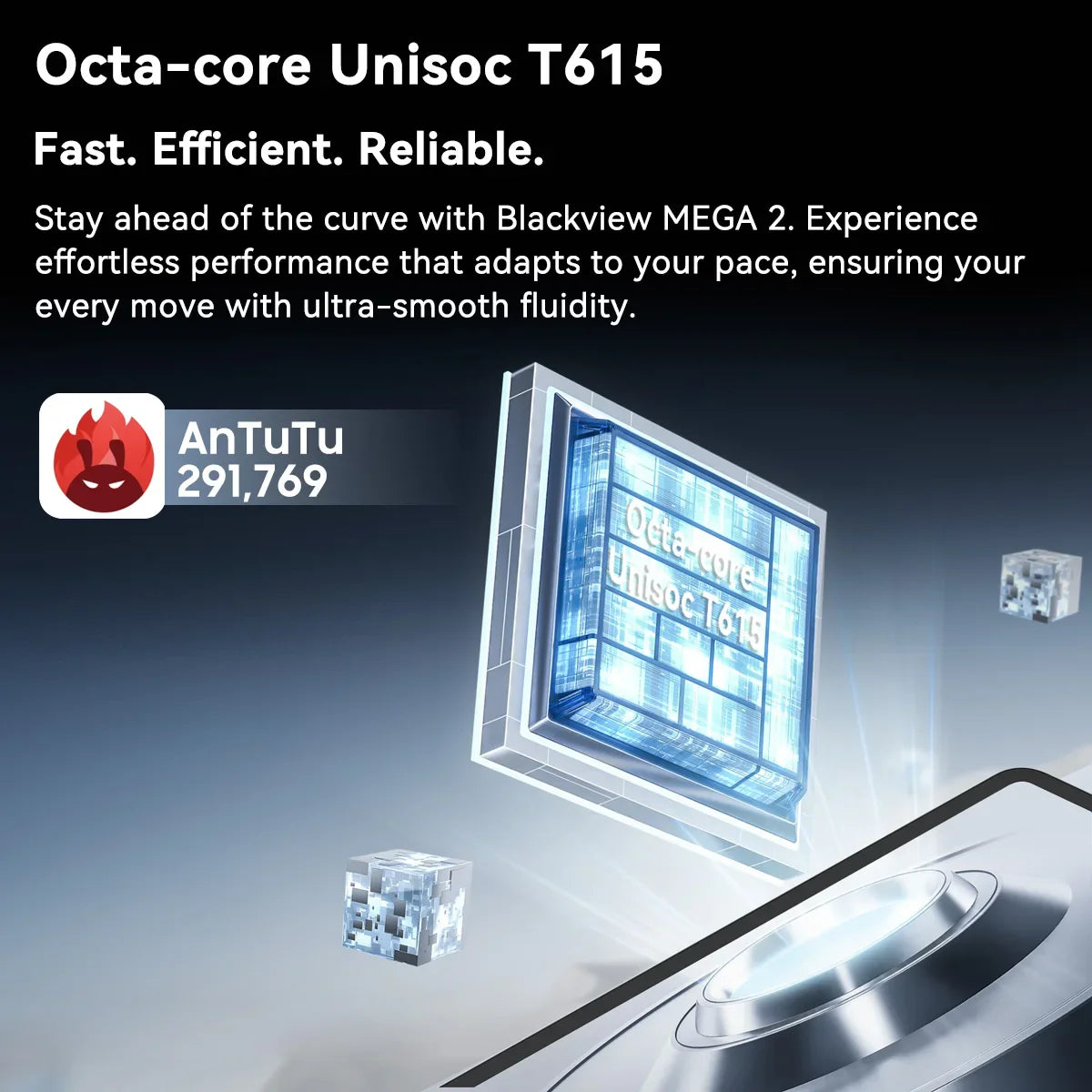 Blackview MEGA 2 Tablet PC 12'' 2K FHD+ Display Unisoc T615 12GB+12GB RAM 256GB ROM 9000mAh Battery 16MP Android 15 4G Tablets