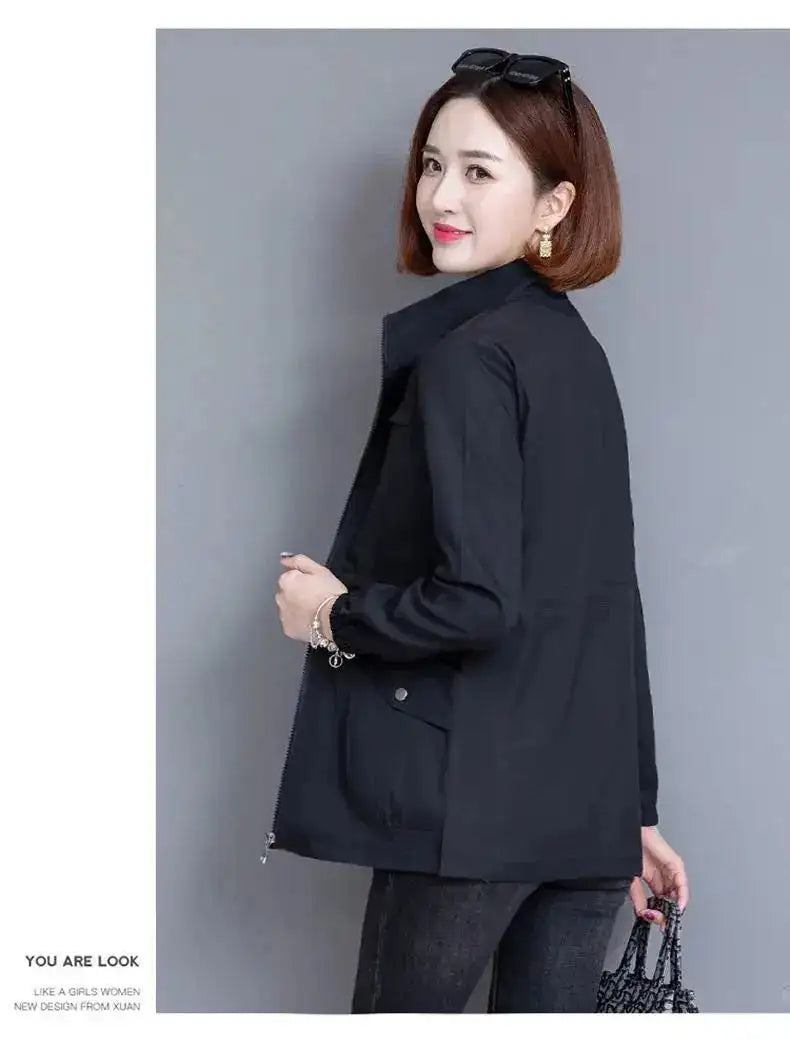 2023 New Spring Women's Jackets Causal Windbreaker Famale Thin Basic Coat Lightweight Jacket Outwear Women Clothing