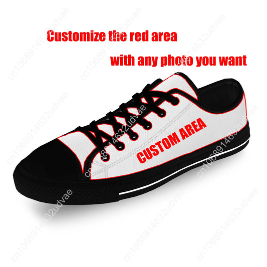 Custom DIY Canvas Sneakers | Low Top & High Top Casual Shoes for Men, Women, & Teens - Premium sneakers from Lizard Vigilante - Just $43.88! Shop now at Lizard Vigilante