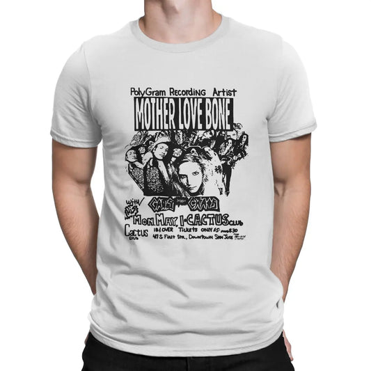 Mother Love Bone x Soundgarden Men’s Tee – A Rock Icon’s Essential Casual Style - Premium tee from Lizard Vigilante - Just $23.88! Shop now at Lizard Vigilante