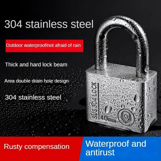 Deadbolt Riot Stainless Lock – Waterproof Heavy-Duty Padlock with One-Key Chaos Control