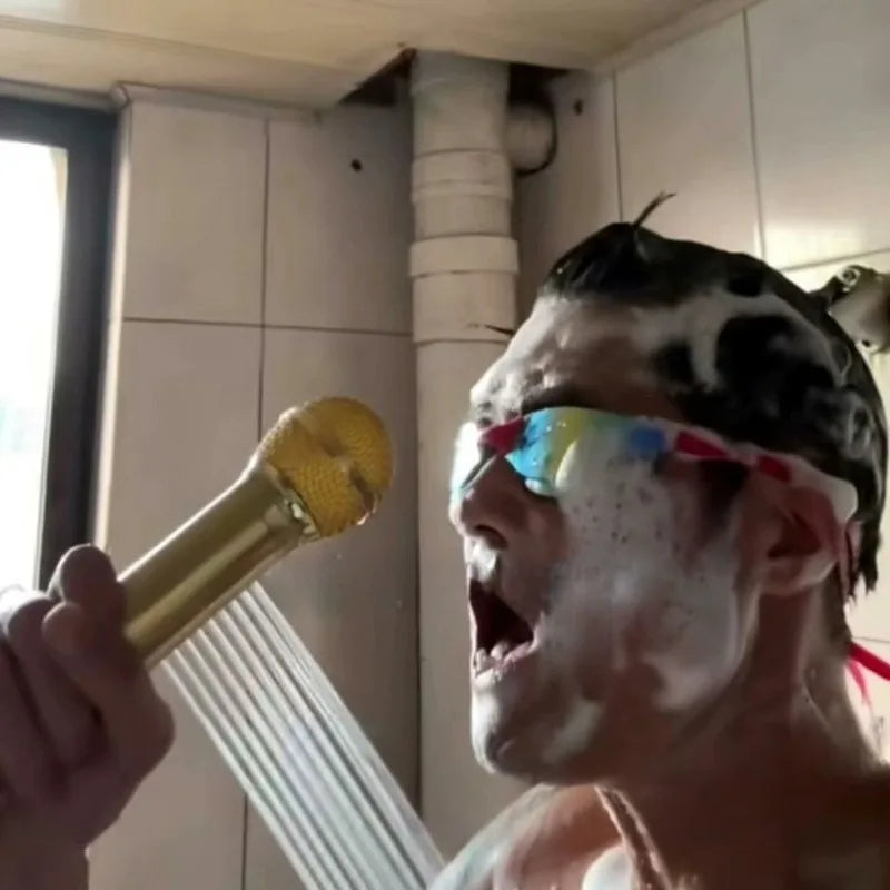 Stage-Breaker Microphone Metal Shower Head