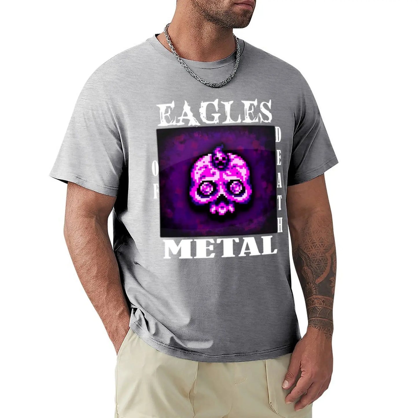 Eagles of Death Metal Skull T-Shirt - Premium t-shirt from Lizard Vigilante - Just $24.39! Shop now at Lizard Vigilante