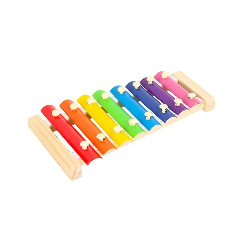 Xylophone Wood Wooden 8 Tones Multicolor Musical Instrument Toy For Baby Kids - Premium toy from Lizard Vigilante - Just $19.79! Shop now at Lizard Vigilante