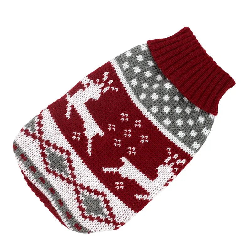 Dog Clothes Winter Warm Puppy Cats Sweater For Small Medeium Dogs Knit Sweater Pug Chihuahua Coat Bulldog Pullover Pet Clothing - Premium  from Lizard Vigilante - Just $4.99! Shop now at Lizard Vigilante