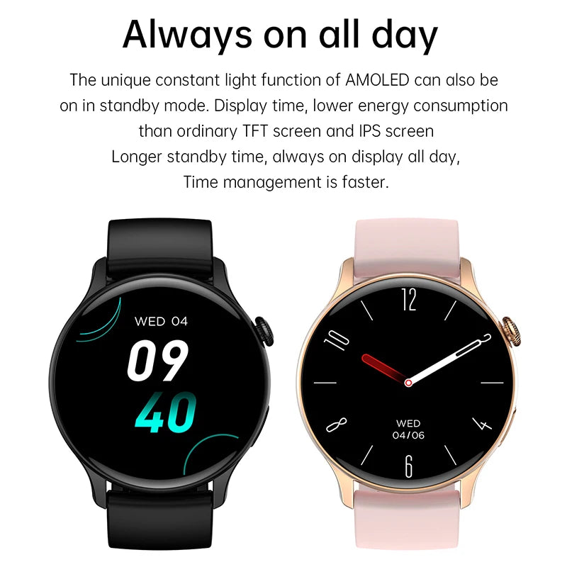 Xiaomi Mijia GT4 Smartwatch for Women – Bluetooth Call, Always-On AMOLED Display, Health Monitoring & Fitness Tracking - Premium smartwatch from Lizard Vigilante - Just $19.99! Shop now at Lizard Vigilante