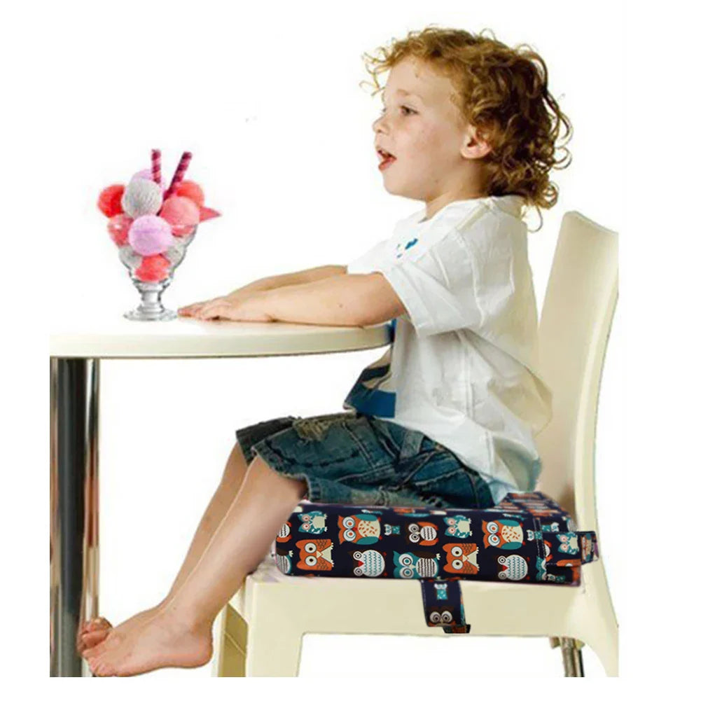 Baby Dining Chair Booster Cushion Removable Kids Highchair Seat Pad Star Chair Heightening Cushion Child Chair Waterproof Seat