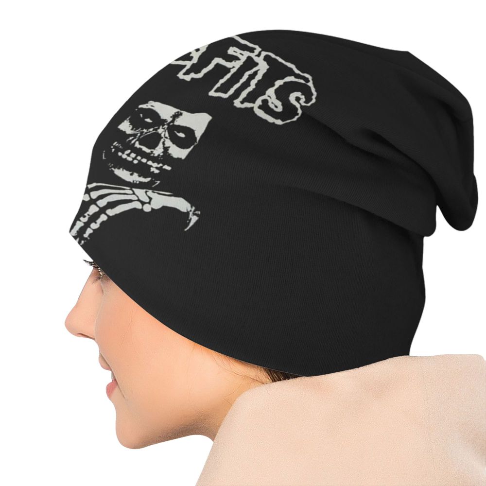 Misfits Horror Punk Rock Knit Beanie – Unisex Winter Skull Cap for Men & Women - Premium beanie from dsers - Just $19.99! Shop now at Lizard Vigilante