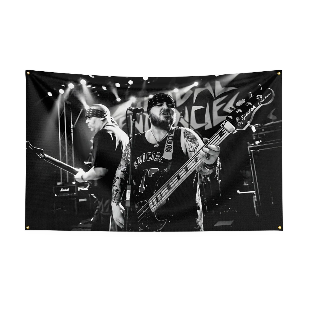 Suicidal Tendencies Thrash Metal Punk Rock Band Flag - 3x5FT Polyester Printed Banner for Bedroom & Outdoor Decoration - Premium banner from Lizard Vigilante - Just $17.99! Shop now at Lizard Vigilante