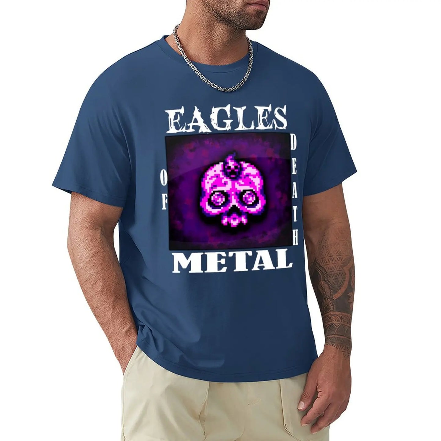 Eagles of Death Metal Skull T-Shirt - Premium t-shirt from Lizard Vigilante - Just $24.39! Shop now at Lizard Vigilante