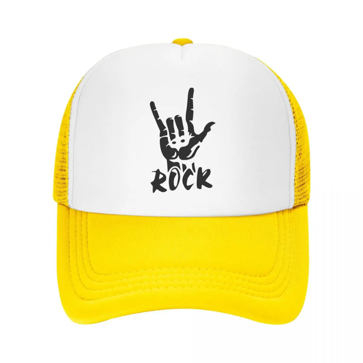 Heavy Metal Rock Music Trucker Hat Women Men Custom Adjustable Unisex Baseball Cap Outdoor Snapback Caps - Lizard Vigilante