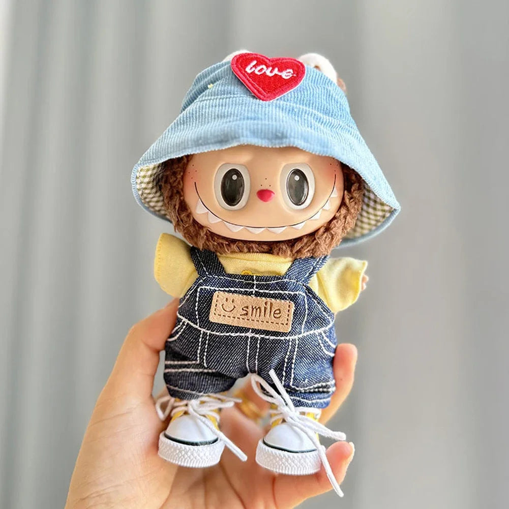 Labubu 17cm Cotton Dolls Shoes Toys Casual Sports Shoes Dolls Accessories for Labubu Outfits