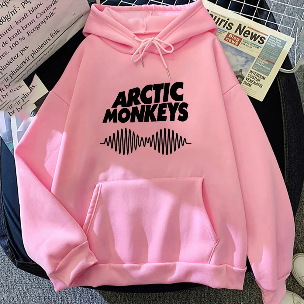 Arctic Monkeys Graphic Hoodie | Men & Women Fashion Streetwear Cozy Casual Coat for Boys & Girls | Rock & Music Lover's Hoodie - Premium Long-sleeve hoodie from Lizard Vigilante - Just $38.88! Shop now at Lizard Vigilante