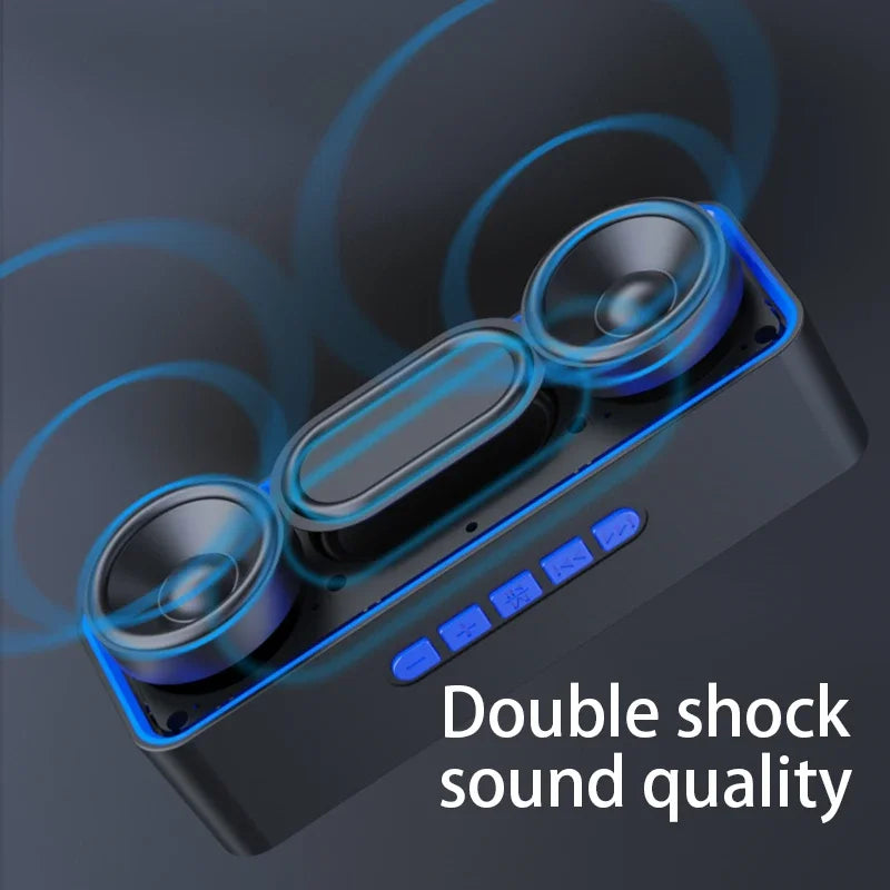 S11 Bluetooth Small Speaker Music Player Stereo USB TF Card Home Outdoor Sports Portable Mobile Phone Car Subwoofer Big Battery