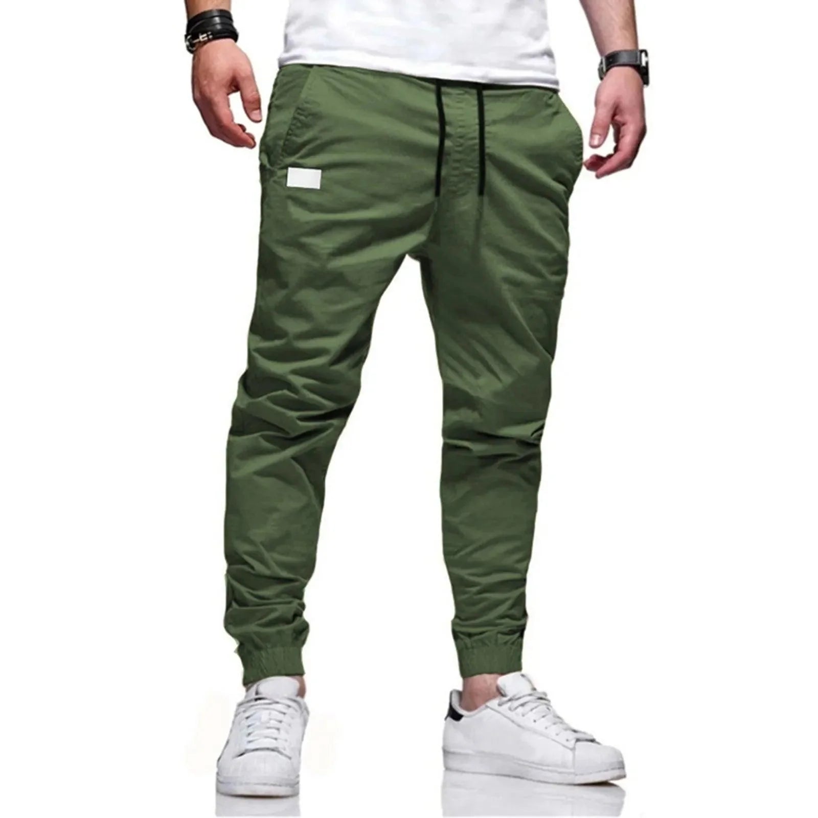 Men's Fashion Track Pants - Casual Streetwear Joggers, Hip Hop Gym Sweatpants with Pockets - Premium track pants from Lizard Vigilante - Just $23.88! Shop now at Lizard Vigilante