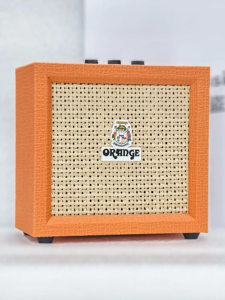 Orange Guitar Amplifier Crush Mini 3W Portable Adjustable Gain/Tone 'Silent' Practice or Recording - Lizard Vigilante