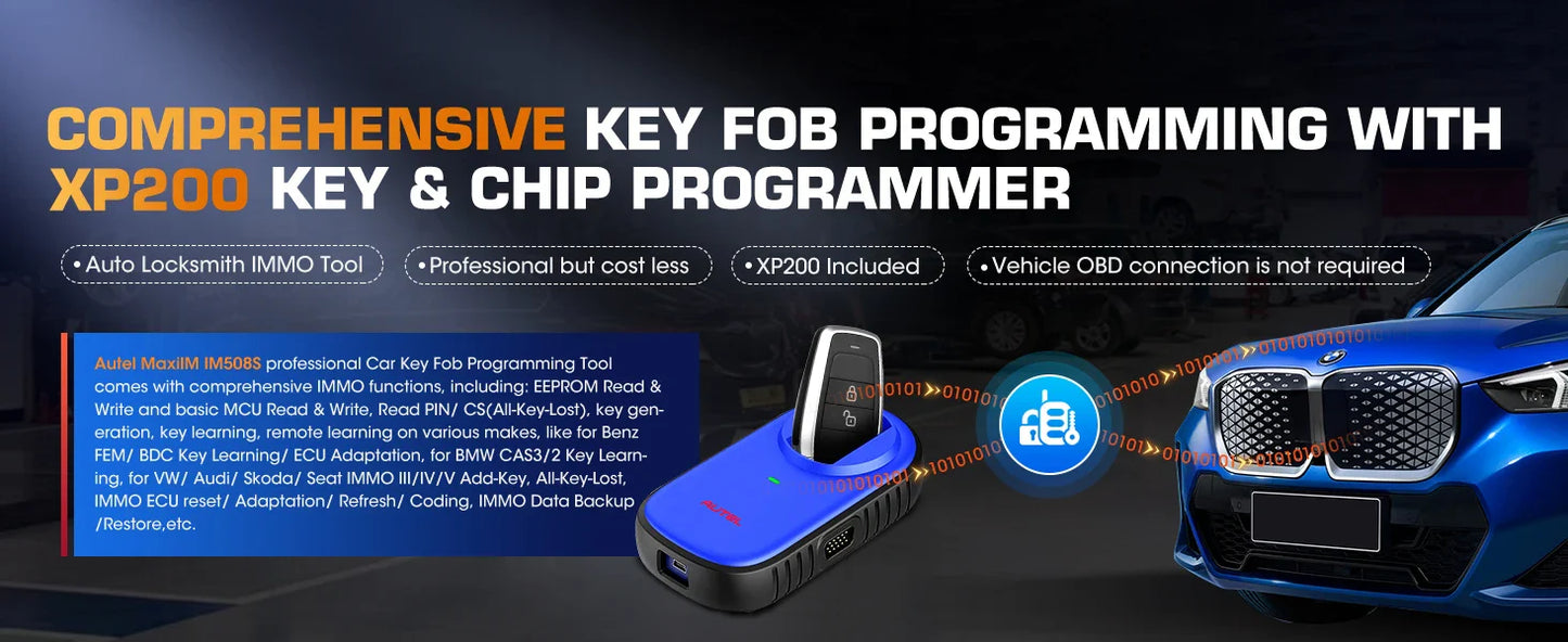 Autel MaxiIM IM508S XP400 PRO OBD2 Automotive Scanner IMMO Key Programming Diagnostic Tools For All Cars All-in-One Programmer