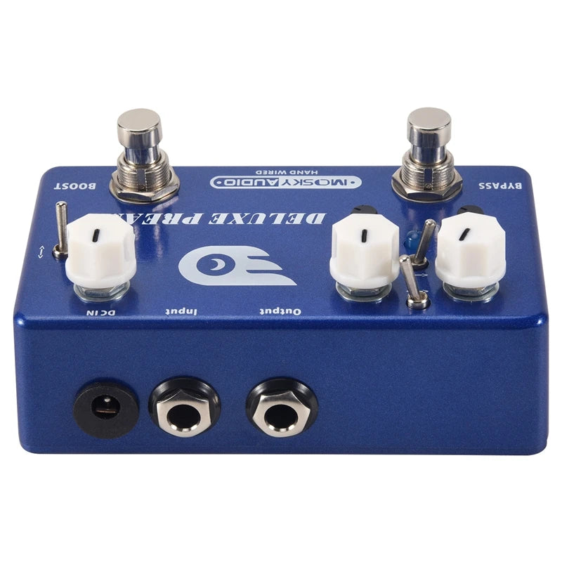 Mosky Deluxe Preamp Guitar Effect Pedal – 2-in-1 Boost & Classic Overdrive with True Bypass – Compact, Durable Metal Shell for Guitarists - Premium guitar pedal from Lizard Vigilante - Just $54.99! Shop now at Lizard Vigilante