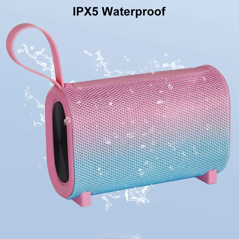 Portable Bluetooth Speakers, PX7 Waterproof Wireless Speaker HD Sound,Up to 12H Playtime, TWS Pairing, For Home/Party/Outdoor