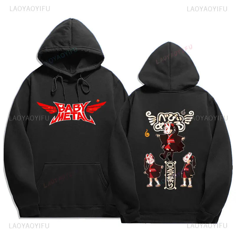 Babymetal Metal Galaxy Death Metal Band Sweatshirt - Unisex Hoodies for Autumn & Winter - Premium Long-sleeve hoodie from Lizard Vigilante - Just $43.88! Shop now at Lizard Vigilante