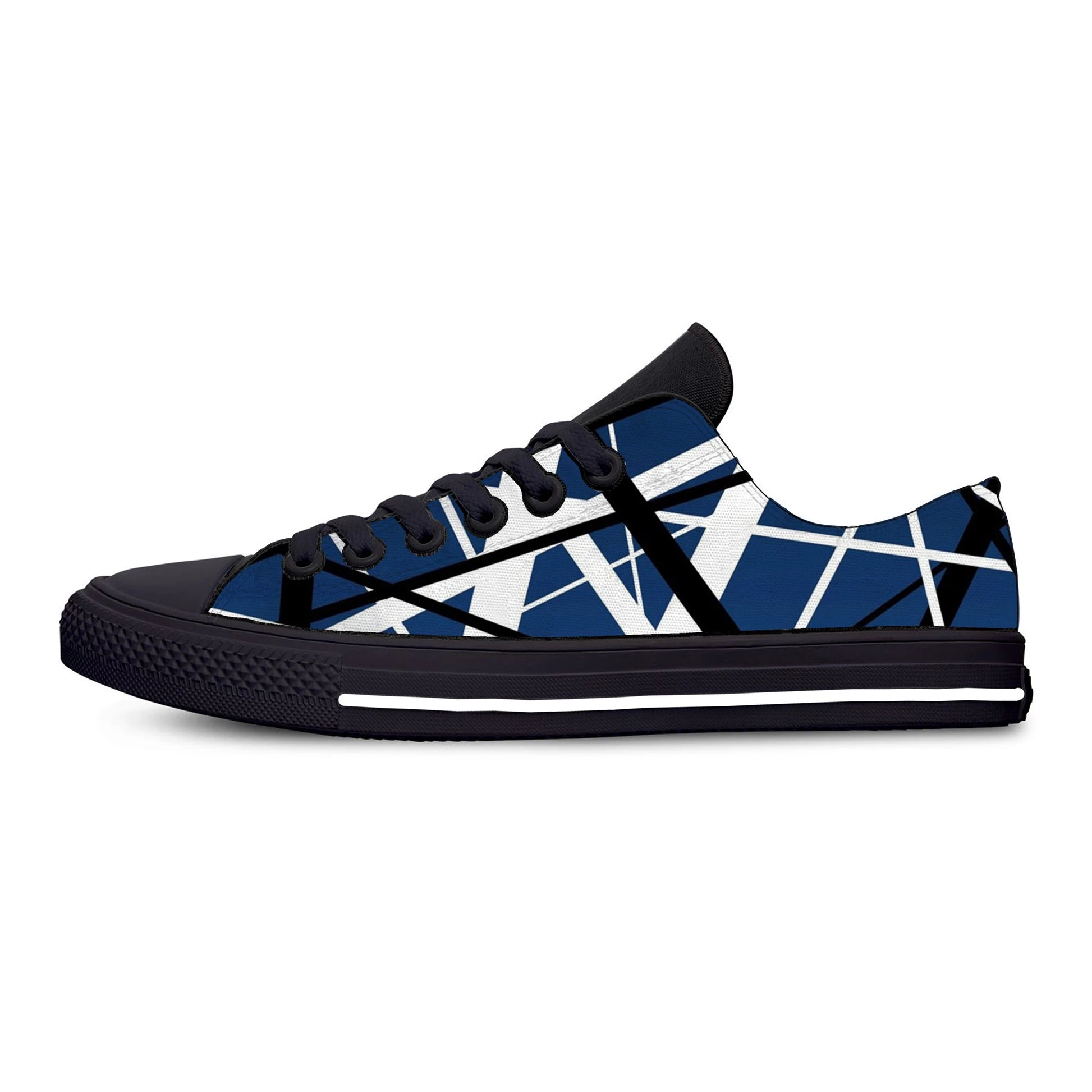 Van EVH 5150 Stripes Halen Summer Lightweight Canvas Sneakers – Breathable, Casual, Lace-Up Shoes for Men and Women - Premium sneakers from Lizard Vigilante - Just $53.88! Shop now at Lizard Vigilante