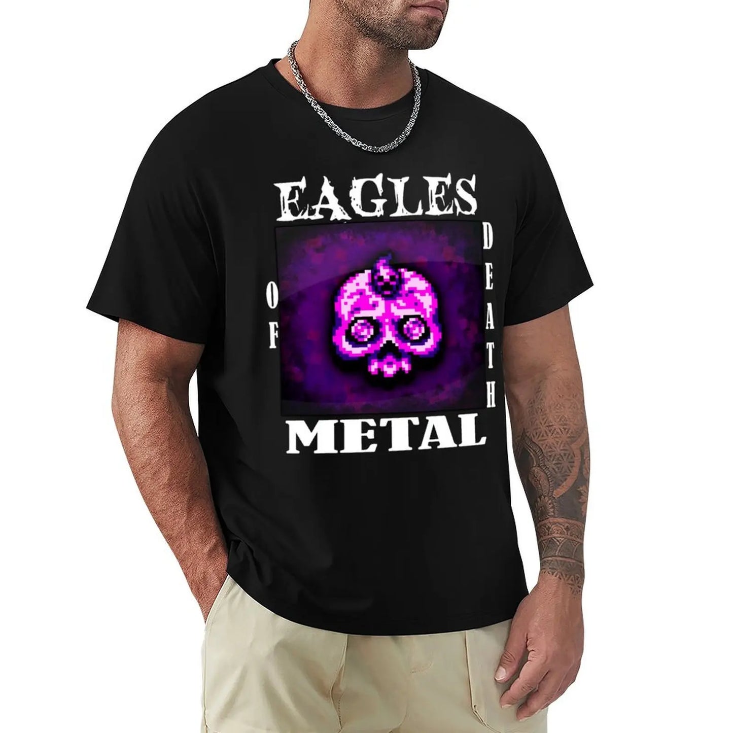 Eagles of Death Metal Skull T-Shirt - Premium t-shirt from Lizard Vigilante - Just $24.39! Shop now at Lizard Vigilante