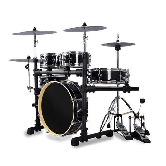 Portable 5-Drum & 3-Cymbal Set – Mute Stainless Steel Practice Kit for Adults & Children - Premium drum set from Lizard Vigilante - Just $899.99! Shop now at Lizard Vigilante