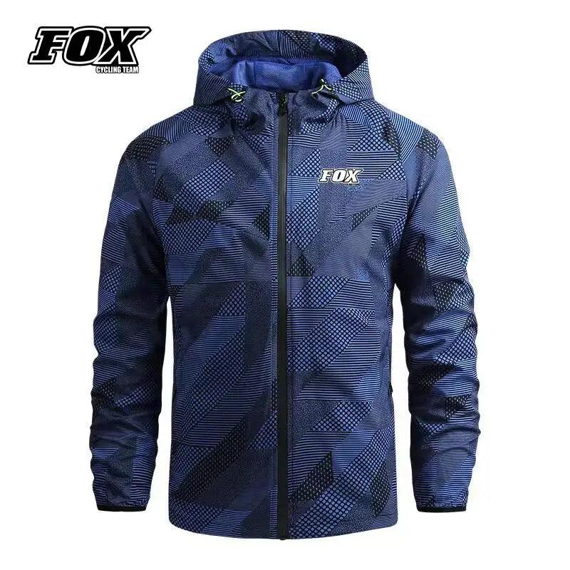 Motorcycles Men Waterproof Jacket FOX Cycling Team Downhill MTB Raincoat Mountain Bike Windbreaker Jaqueta Masculina Motoqueiro - Lizard Vigilante