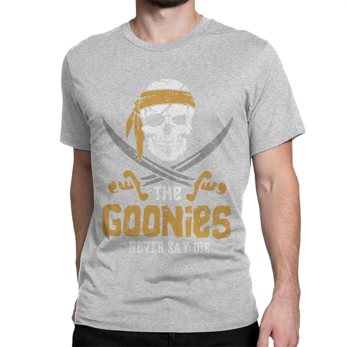 The Goonies Skull TV Series T-Shirts for Men Women Funny Pure Cotton Tee Shirt Round Neck Short Sleeve T Shirt Summer Clothing - Premium t-shirt from Lizard Vigilante - Just $19.99! Shop now at Lizard Vigilante