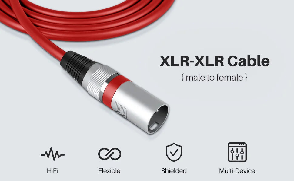 DREMAKE RiotChord XLR Cable Set – 6-Pack Colored Pro Mic Lines for Stage Killers, Studio Renegades, and Sonic Chaos Engineers - Premium xlr cables from dsers - Just $127.99! Shop now at Lizard Vigilante