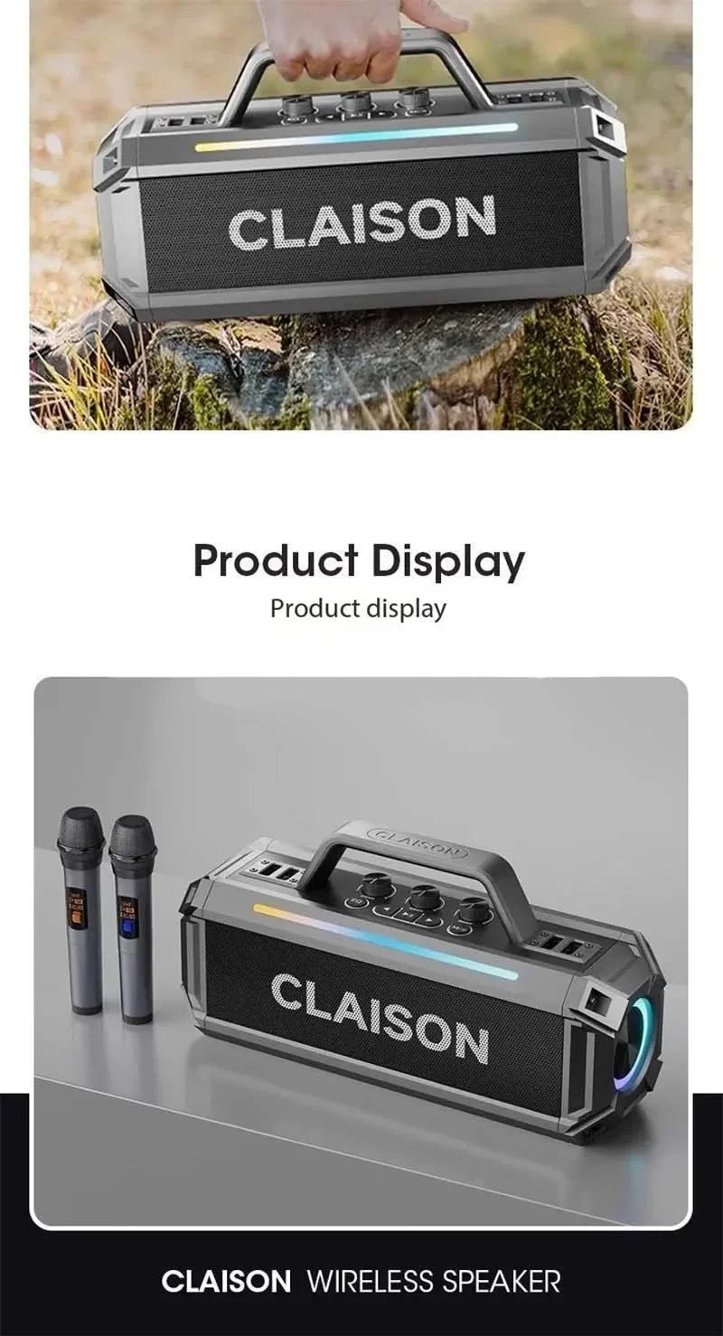 300W High-power Outdoor Wireless Bluetooth Speaker with Speaker Portable Ipx6 Waterproof Outdoors Loudspeaker for Party Outdoors