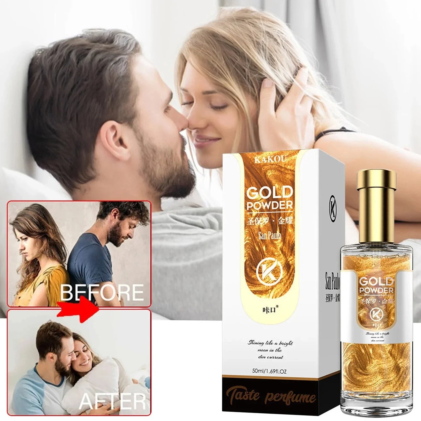 Pheromone Perfume Long Lasting Spray Flirting Encourage Dating Fragrant Scent Moisturizing The Skin Men Perfume Flirting