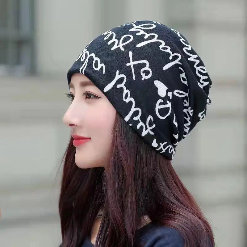 Fashion Double Head Cap Bib Twist Cap Multi-Functional Printed Scarf Cover Cap Neck Cap Face Mask Headscarf Cap C081 - Premium  from Lizard Vigilante - Just $7.99! Shop now at Lizard Vigilante