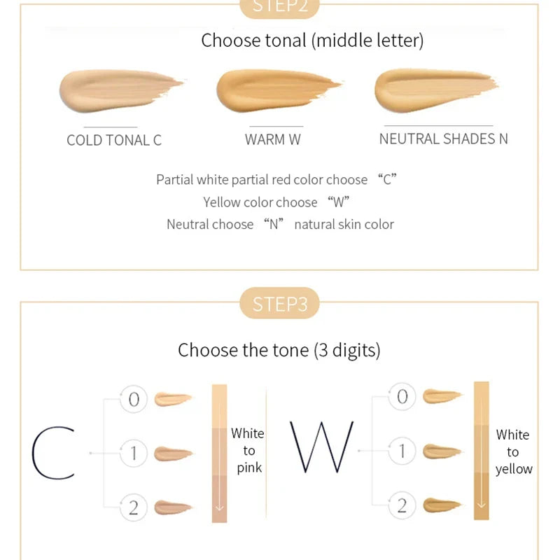 Face Foundation Makeup Base Cream Mineral Full Coverage Concealer No Cracking No Drying Waterproof Face Corrector