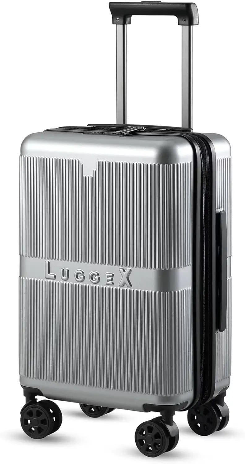 LUGGEX Carry On Luggage 22x14x9 Airline Approved with Spinner Wheels - 100% PC Hard Shell Expandable Luggage - Effortless Travel - Premium  from Lizard Vigilante - Just $86.99! Shop now at Lizard Vigilante