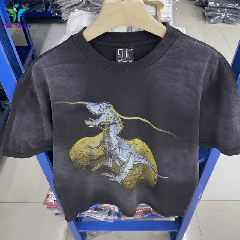 Saint Metal Dino Riot Vintage Washed Street Tee 2025