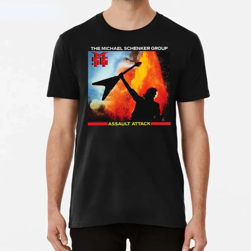 Michael Schenker Group MSG Rock Heavy Hard Metal Armed and Ready Clothing - Premium tshirt from Lizard Vigilante - Just $23.99! Shop now at Lizard Vigilante