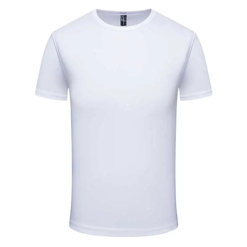 The Ultimate Quick-Dry Round Neck T-Shirt – Large Size Men's & Women's Breathable & Comfy Polyester Tee (Up to 4XL) for Casual Adventures - Premium t-shirt from Lizard Vigilante - Just $23.88! Shop now at Lizard Vigilante