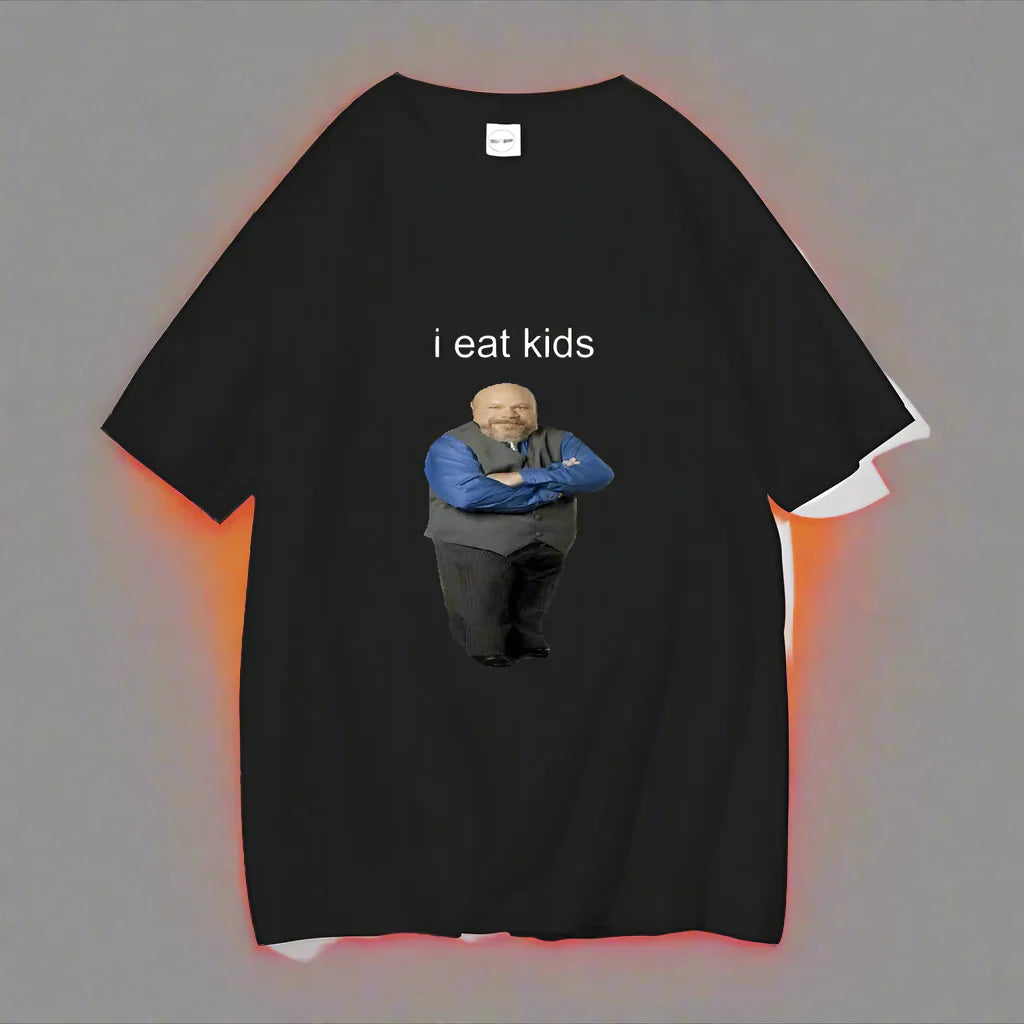 I Eat Kids - The Bold Bertram Tee That Sparks Conversation - Premium tee from dsers - Just $24.88! Shop now at Lizard Vigilante