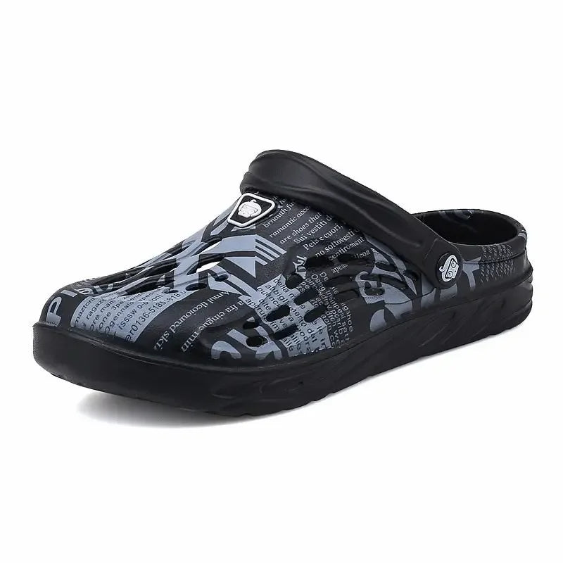 2024 Summer Plus-Size Men's Slippers Sandals Casual Shoes Fashion Comfortable Soft Slippers - Premium sandals from Lizard Vigilante - Just $31.79! Shop now at Lizard Vigilante