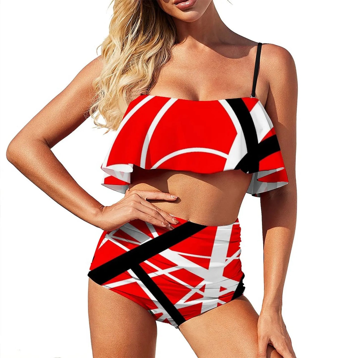 Van Halen Bikini Set: Ah Yeah Beautiful Girls - Premium bikini from Lizard Vigilante - Just $58.88! Shop now at Lizard Vigilante