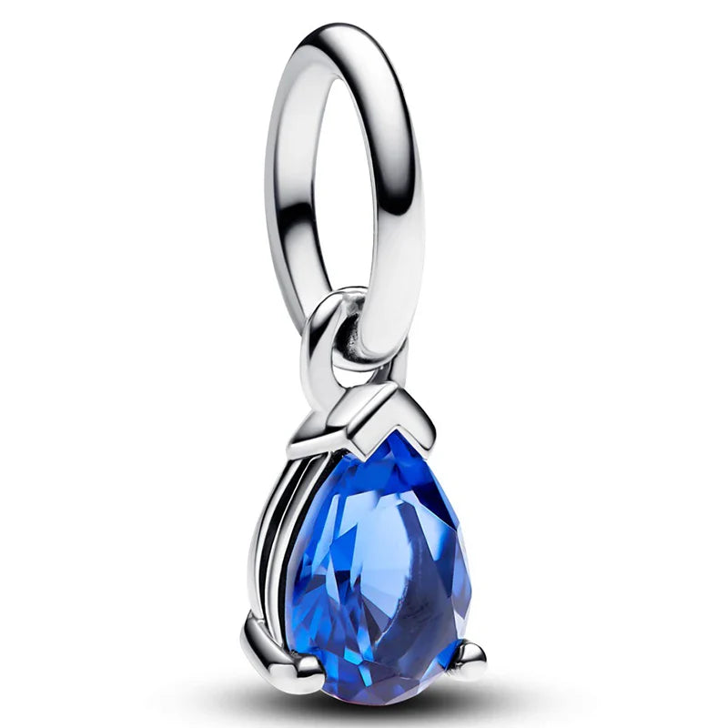 925 Silver Valentine's Day Snake Year Series Pendant Suitable for 925 Sterling Silver Original Women's Bracelet DIY Jewelry Gift