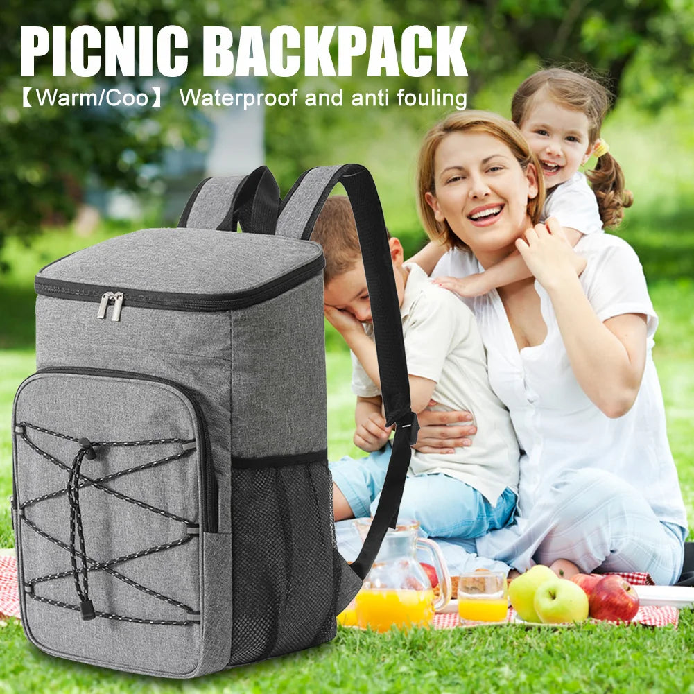 Ultimate 23L Insulated Cooler Backpack – Leak-Proof Thermal Party Bag for Camping, Picnics, and Outdoor Adventures - Premium cooler from DS - Just $38.88! Shop now at Lizard Vigilante