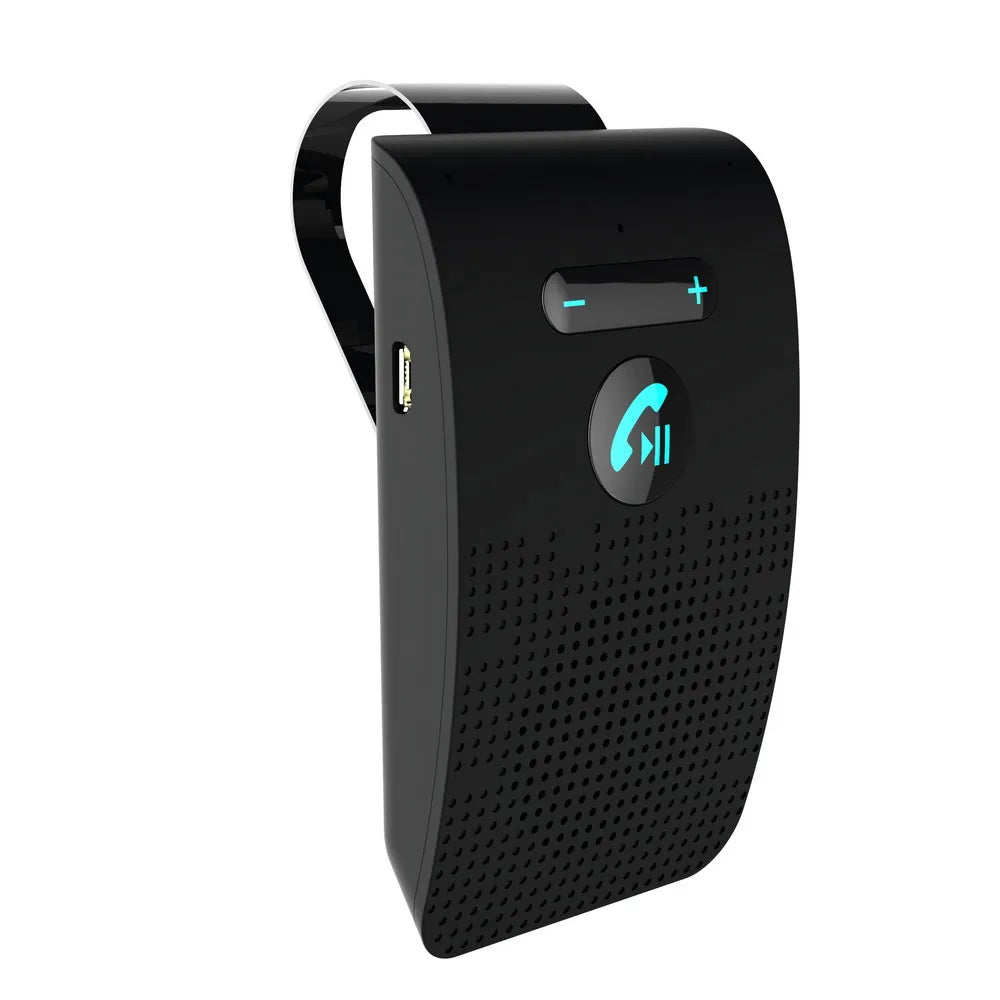 Bluetooth 5.4 Speaker Handsfree Car Kit Sun Visor Clip Wireless Audio Receiver Speakerphone Music Player Car Accessories