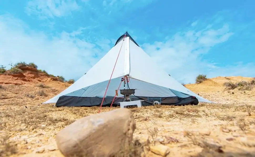 3F UL Gear Lanshan1 Ultralight Tent 3/4 Season Portable Backpacking Tent for 1p Double Layer Tent for Camping, Climbing, Hiking