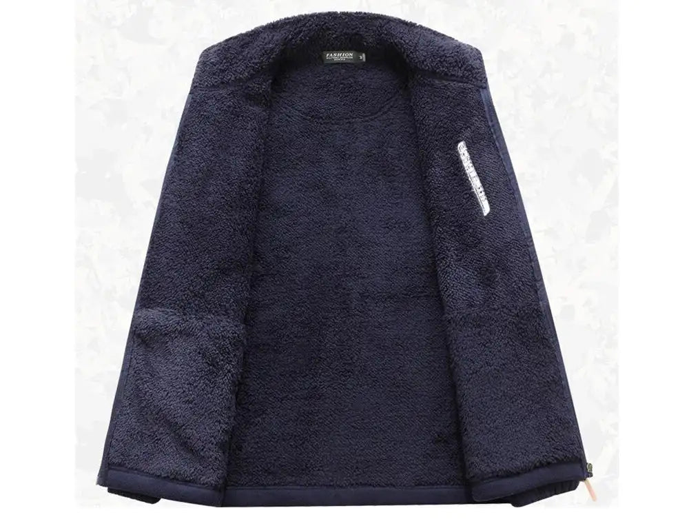 DIMUSI Winter Men's Polartec Jackets Casual Male Outwear Velvet Windbreaker Jackets Mens Soft Fleece Warm Jackets Brand Clothing