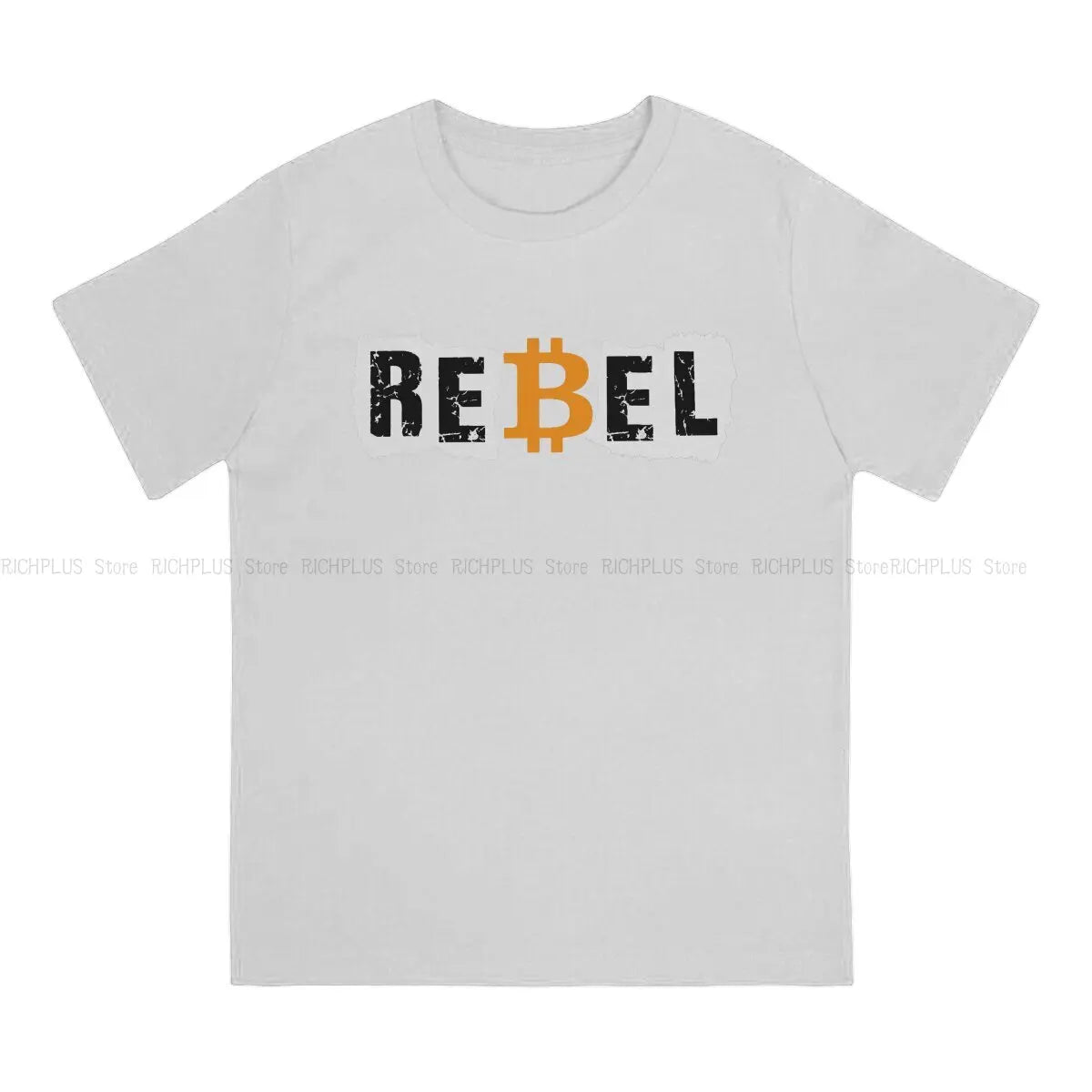Bitcoin Crypto Rebel Streetwear Graphic Tshirt Men Harajuku Hipster Tee