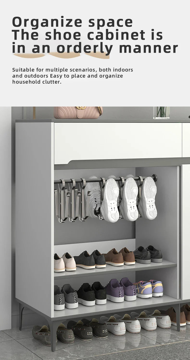 Household Shoes Drying Rack Balcony Foldable Shoe Hanger Clothing Hook Sneaker Rack Home Storage Lundary Tools