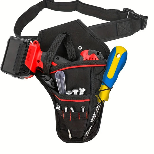 ESPLB Multi-functional Waterproof Drill Holster Waist Tool Bag Electric Waist Belt Pouch Bag For Wrench Hammer Screw Driver - Premium  from Lizard Vigilante - Just $16.99! Shop now at Lizard Vigilante