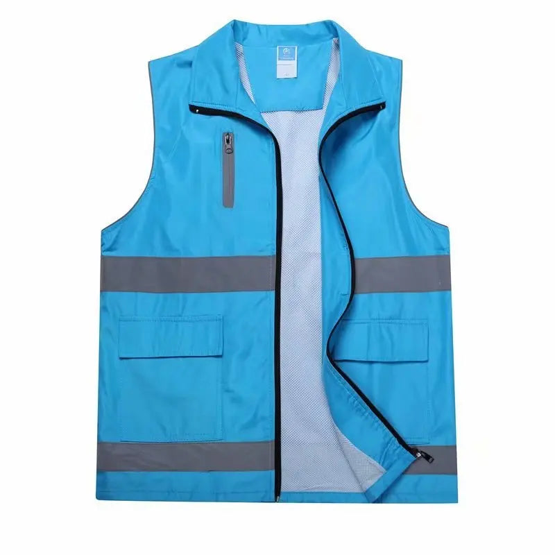 Night Reflective Safety Vest - High Visibility Workwear - Premium vest from Lizard Vigilante - Just $19.88! Shop now at Lizard Vigilante